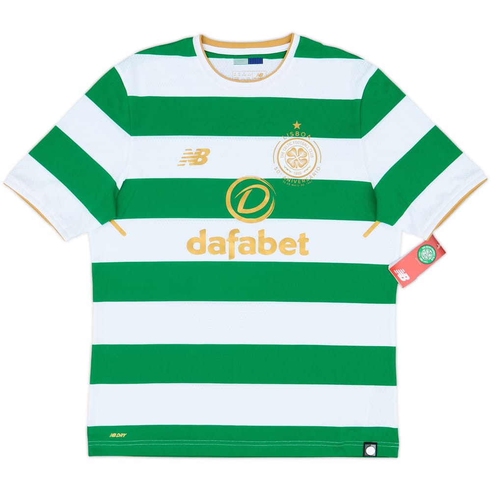2017-18 Celtic 'Lisbon Lions 50th Anniversary' Home Shirt (M)