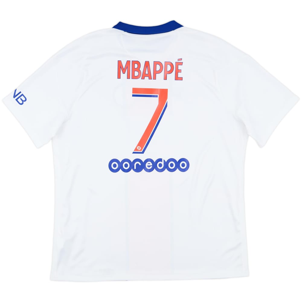 2020-21 Paris Saint-Germain Away Shirt Mbappe #7 - 10/10 - (XL)