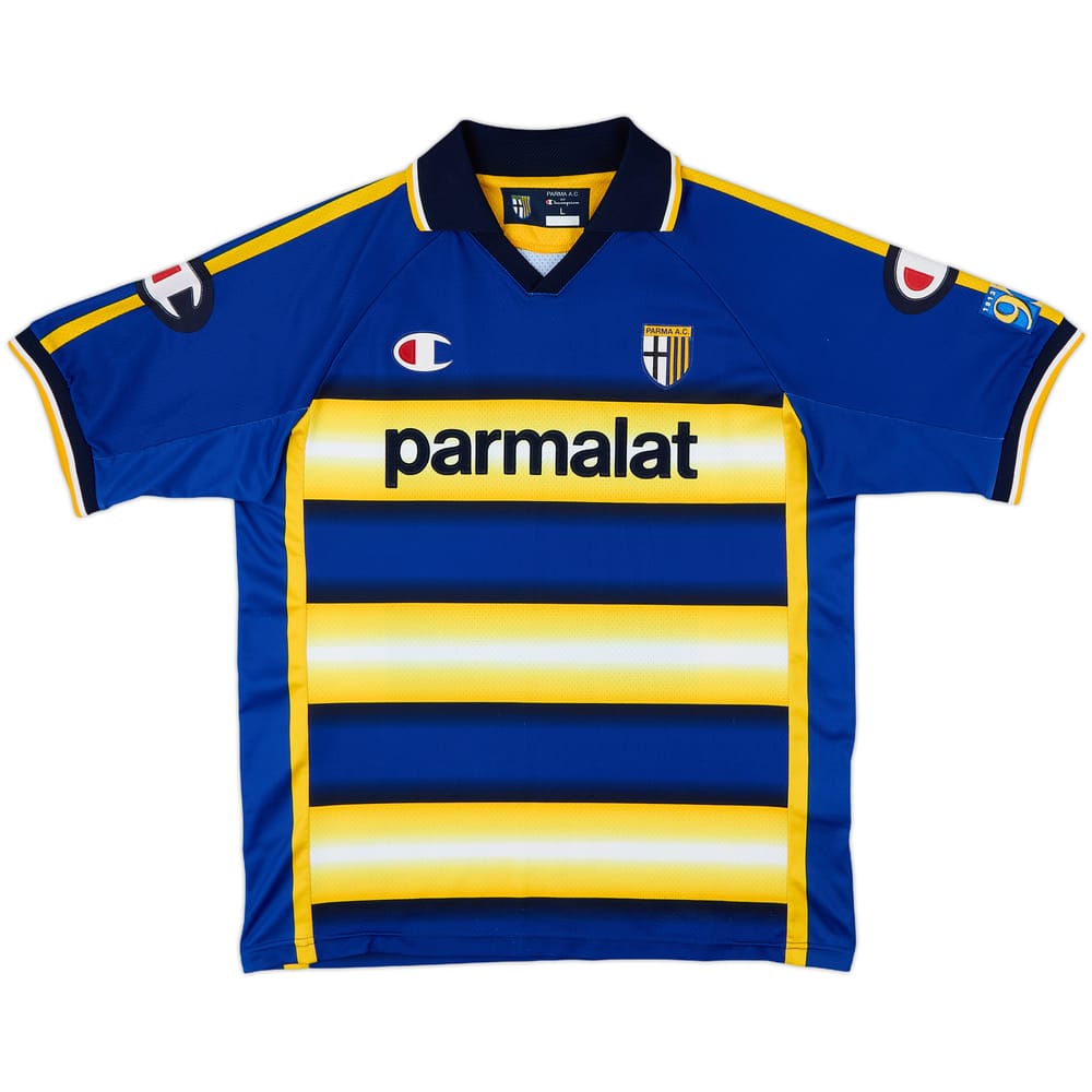2003-04 Parma '90 Years' Home Shirt - 9/10 - (L)