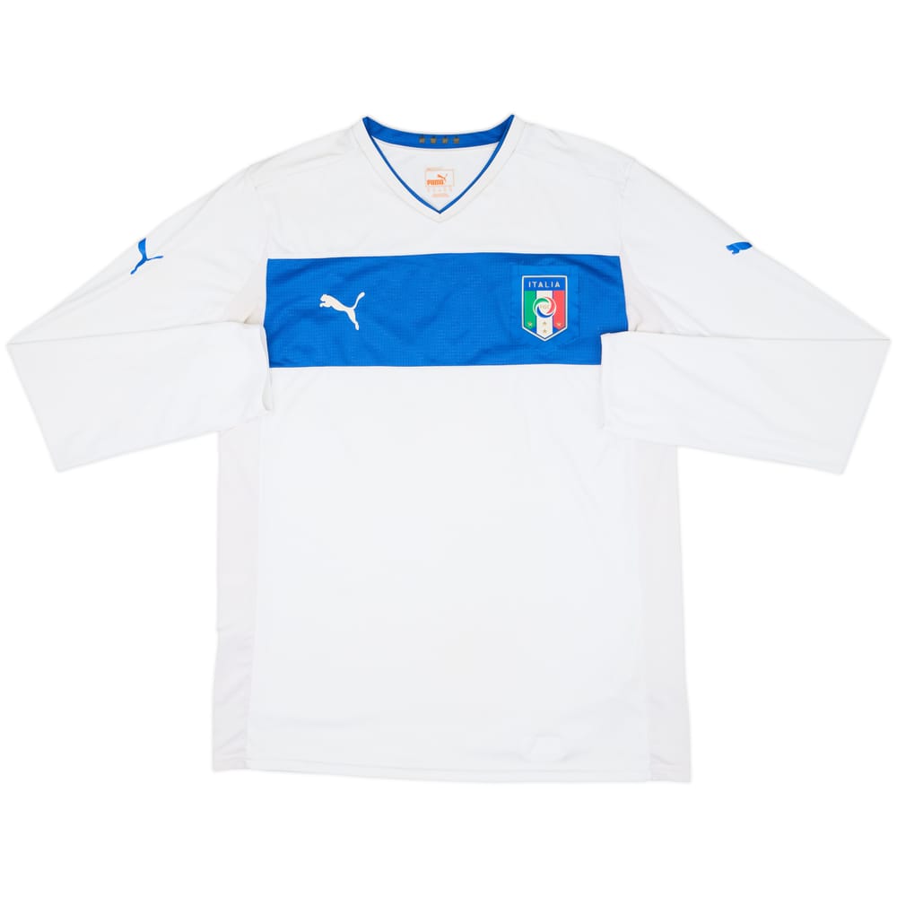 2012-13 Italy Authentic Away L/S Shirt #2 - 6/10 - (XL)