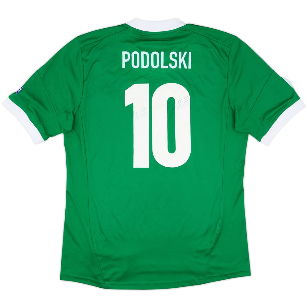 2012-13 Germany Away Shirt Podolski #10 - 6/10 - (L)