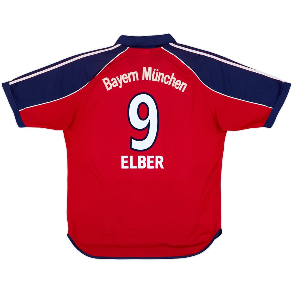 1999-01 Bayern Munich Home Shirt Elber #9 - 6/10 - (XL)