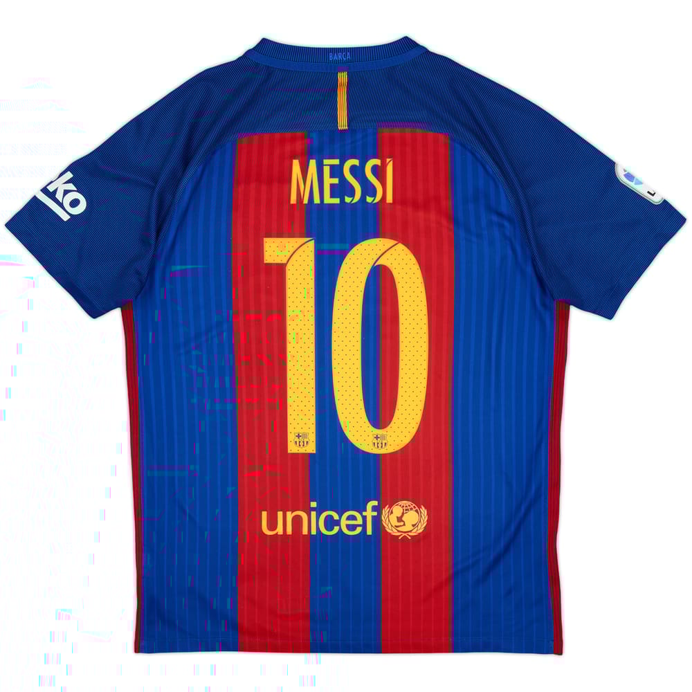 2016-17 Barcelona Home Shirt Messi #10 - 7/10 - (M)