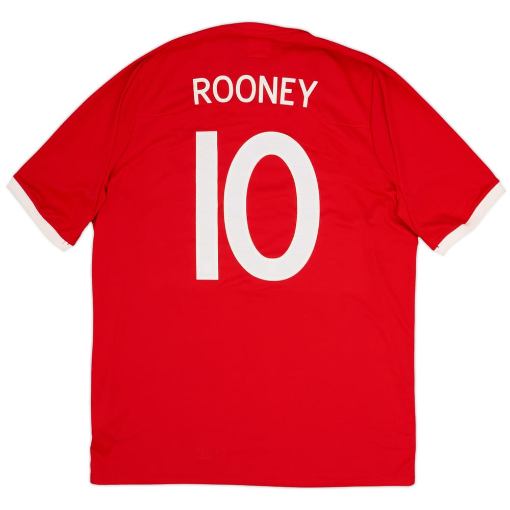 2010-11 England Away Shirt Rooney #10 (L)
