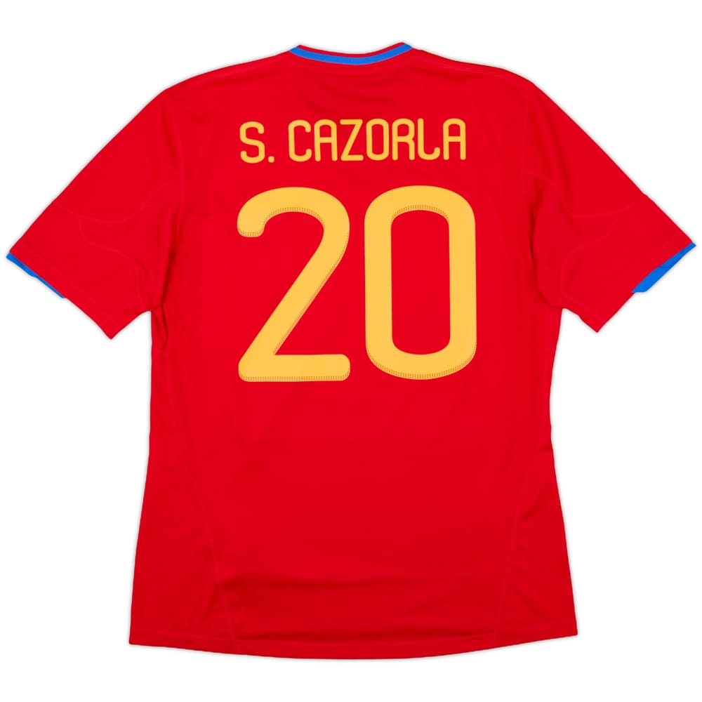 2009-10 Spain Home Shirt S.Cazorla #20 - 9/10 - (L)