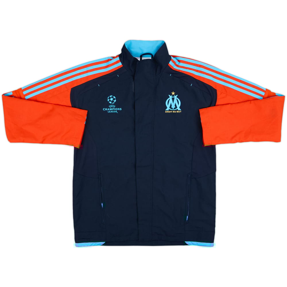 2011-12 Olympique Marseille CL adidas Track Jacket - 8/10 - (XL.Boys)