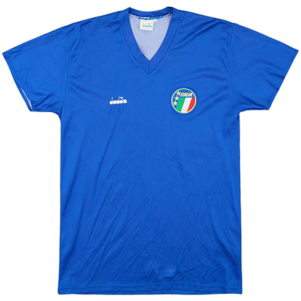 1986-91 Italy Diadora Training Shirt - 7/10 - (M)
