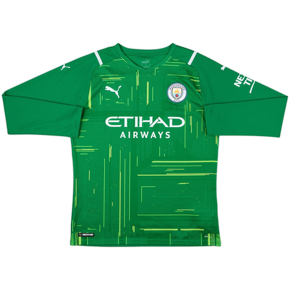 2021-22 Manchester City GK Shirt - 10/10 - (M)