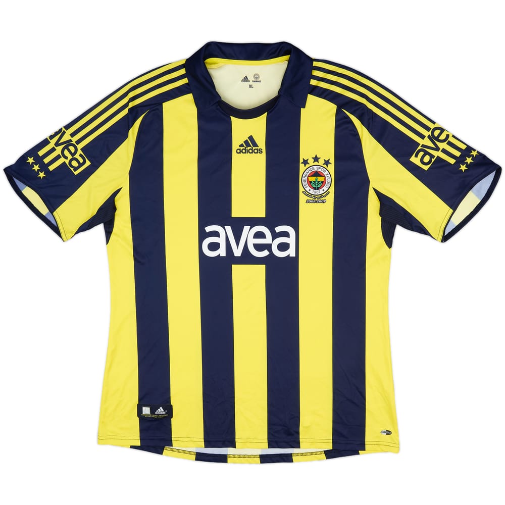 2008-09 Fenerbahce Home Shirt - 9/10 - (XL)