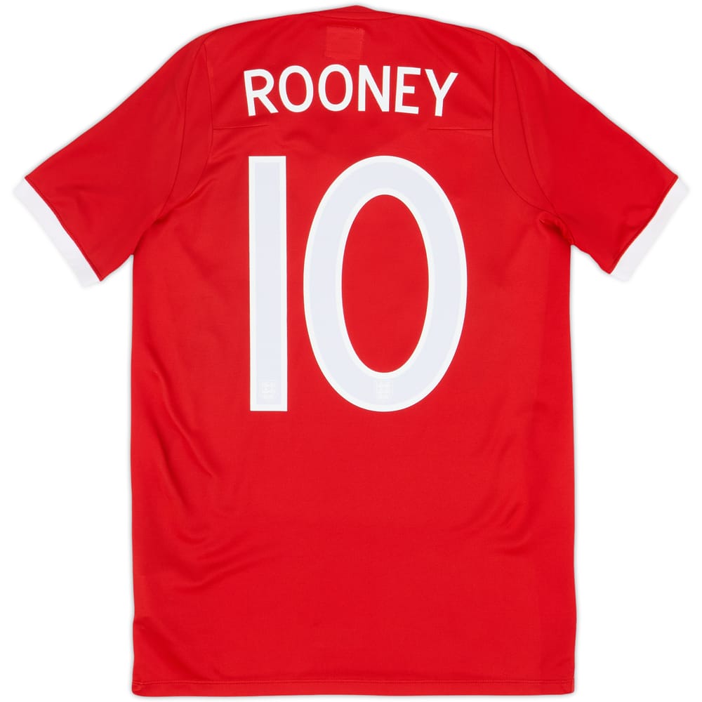 2010-11 England Away Shirt Rooney #10 - 9/10 - (XL.Boys)