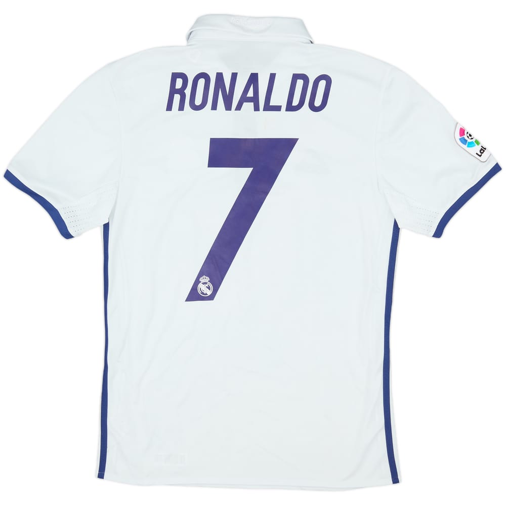 2016-17 Real Madrid Home Shirt Ronaldo #7 - 7/10 - (S)