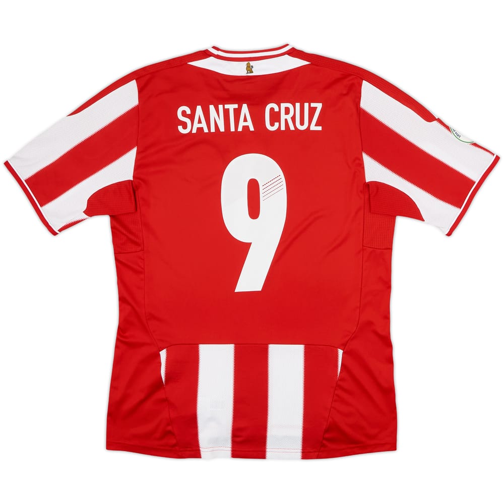 2011-13 Paraguay Home Shirt Santa Cruz #9 - 8/10 - (M)