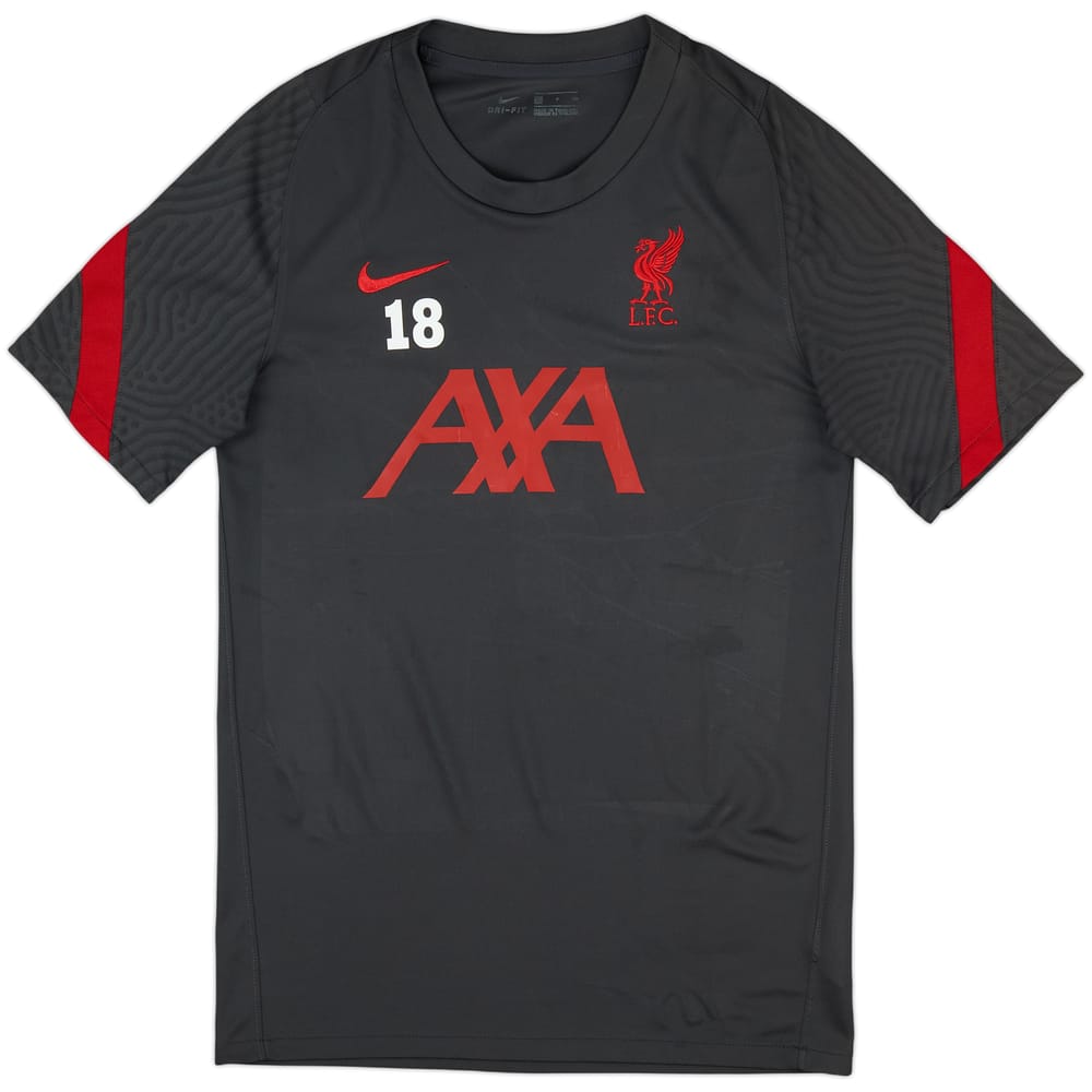 2020-21 Liverpool Player Issue Nike Training Shirt #18 - 7/10 - (S)
