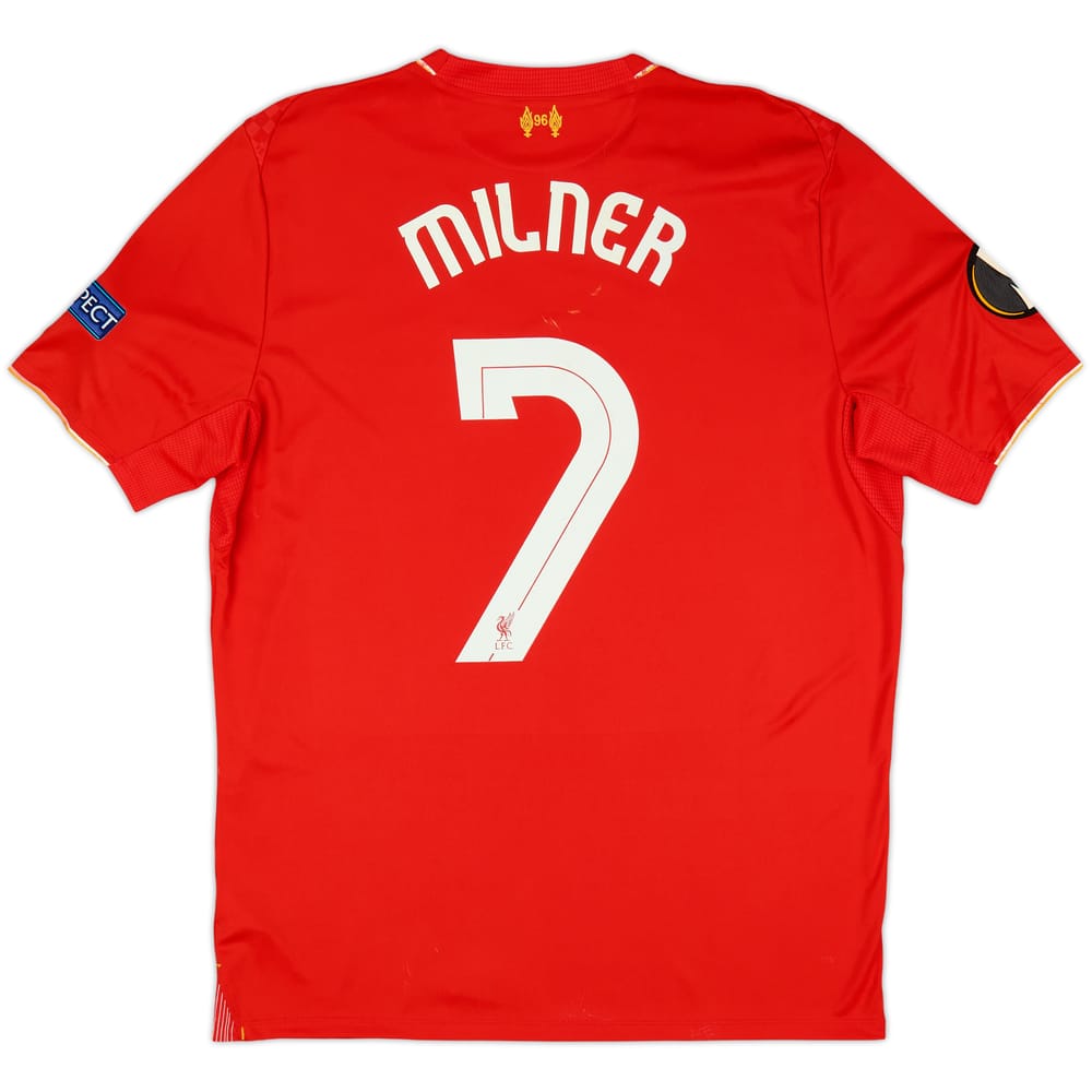 2015-16 Liverpool Home Shirt Milner #7 - 6/10 - (L)