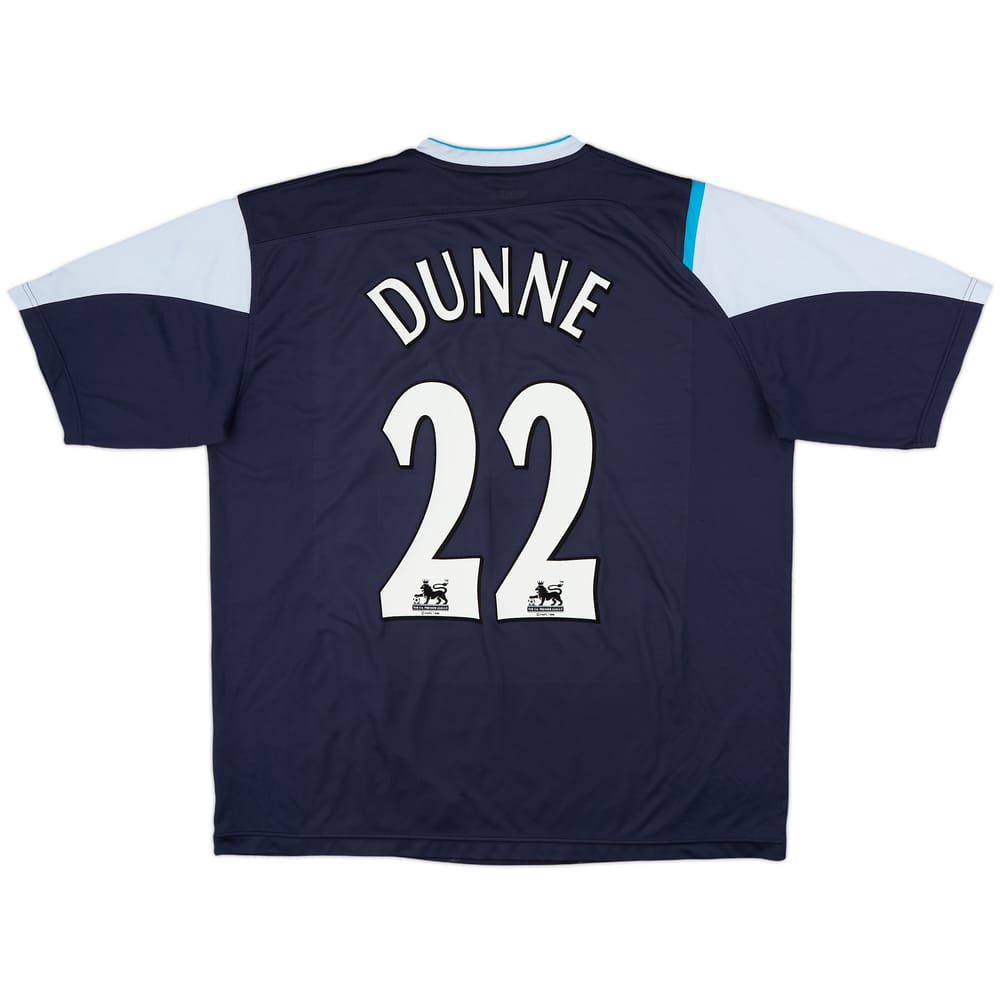 2005-06 Manchester City Away Shirt Dunne #22 - 7/10 - (XL)