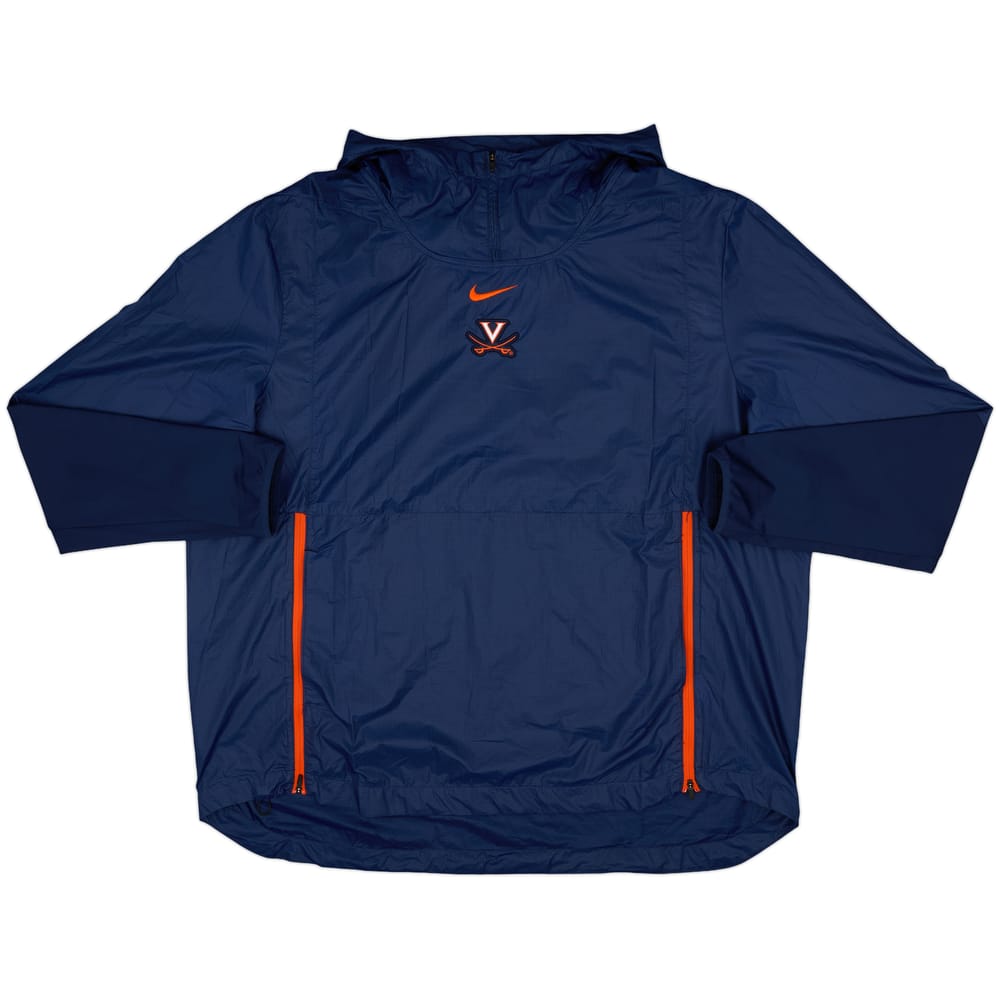 2018 Virginia Cavaliers Nike 1/4 Zip Hooded Windbreaker Jacket - 9/10 - (XXL)