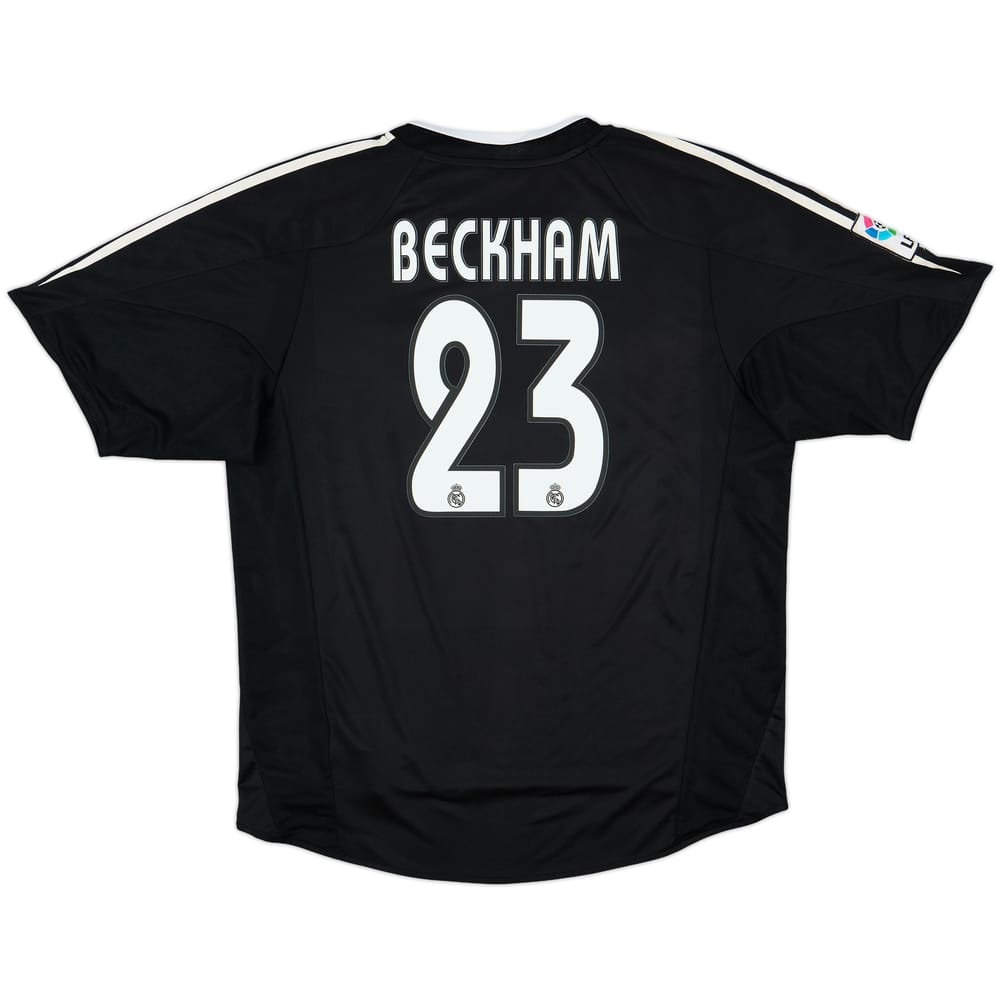 2004-05 Real Madrid Away Shirt Beckham #23 - 8/10 - (L)