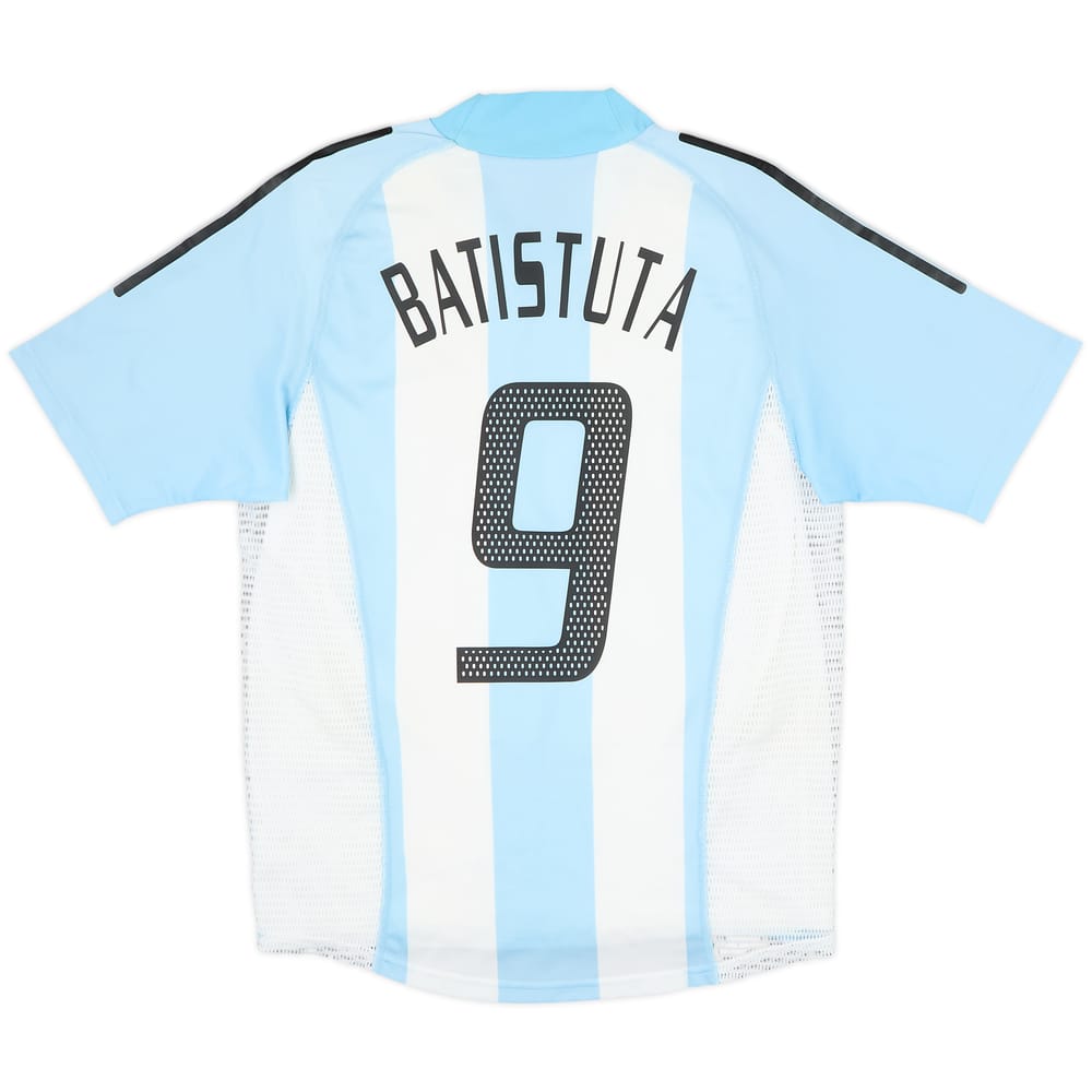 2002-04 Argentina Player Issue Home Shirt Batistuta #9 - 6/10 - (S)