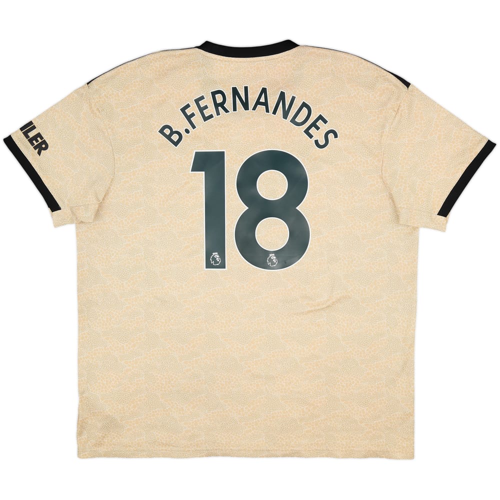 2019-20 Manchester United Away Shirt B.Fernandes #18 - 6/10 - (XXL)