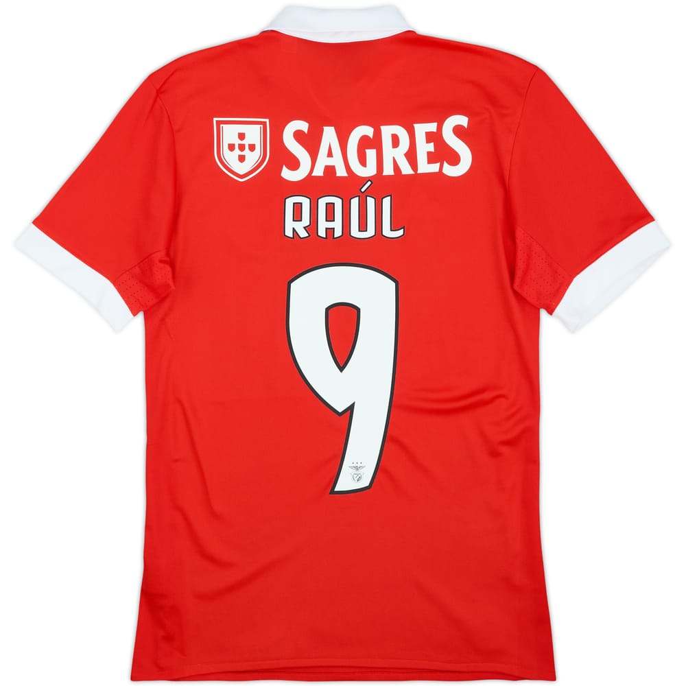2017-18 Benfica Home Shirt Raul #9 - 9/10 - (XS)