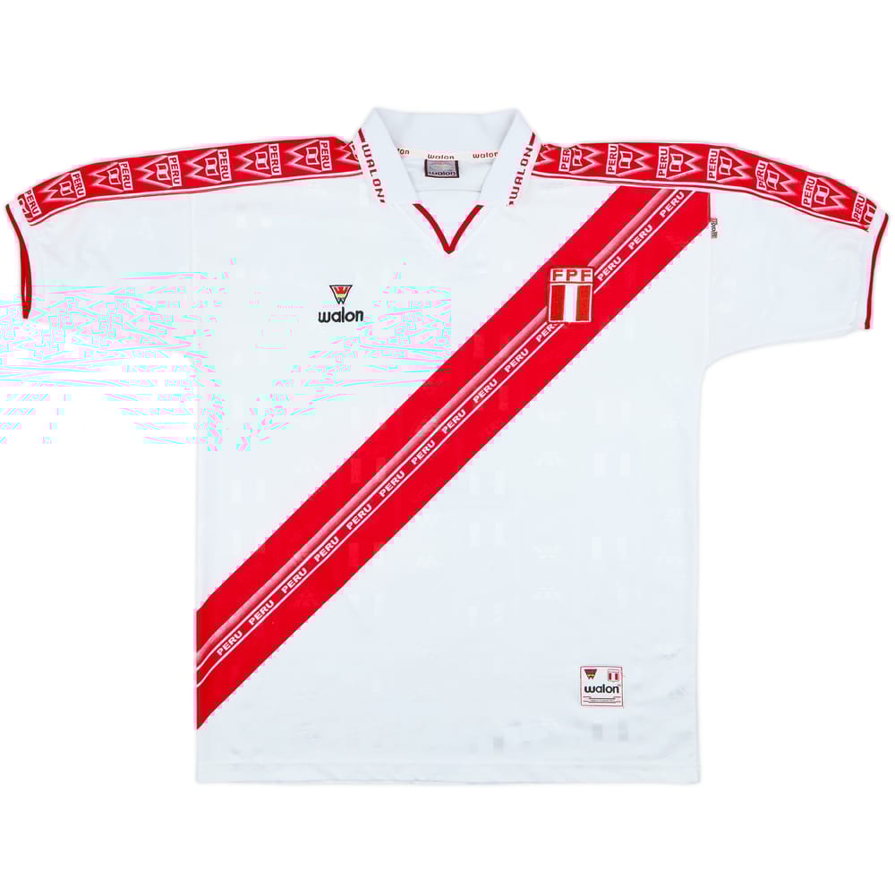 2000-01 Peru Home Shirt #9 - 8/10 - (XL)
