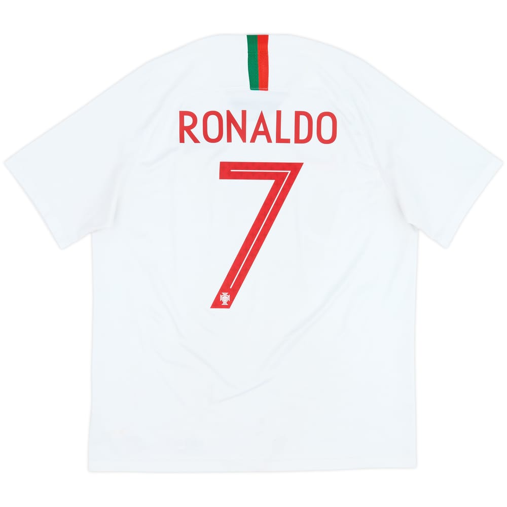 2018-19 Portugal Away Shirt Ronaldo #7 - 6/10 - (L)