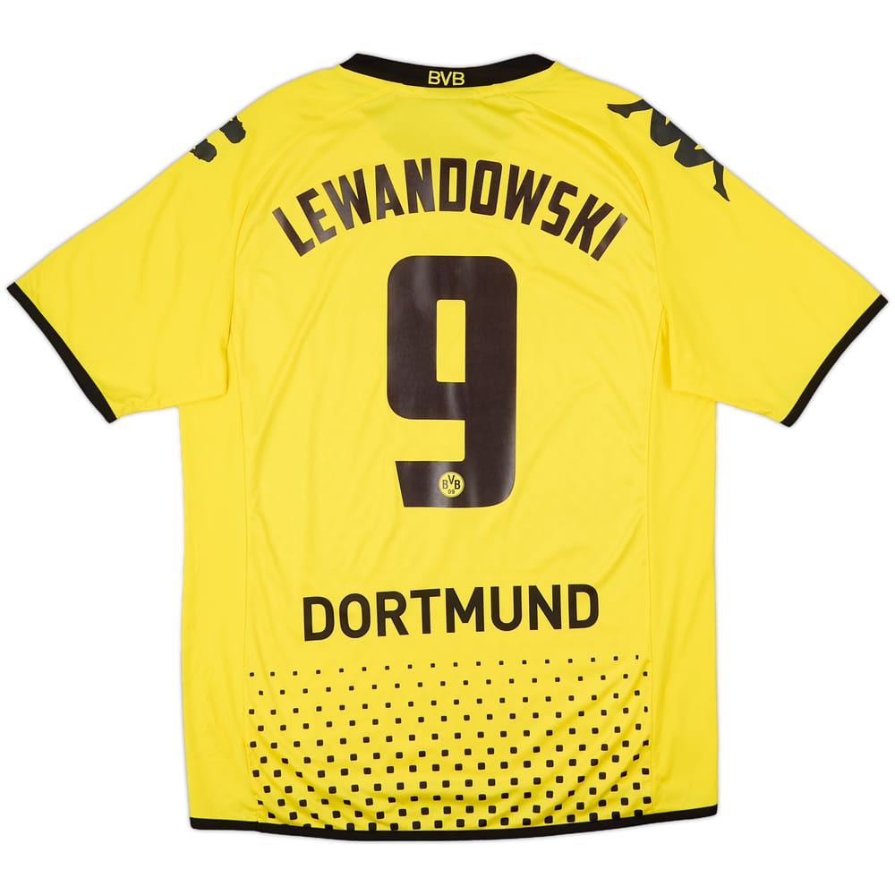 2011-12 Borussia Dortmund Home Shirt Lewandowksi #9 - 7/10 - (L)