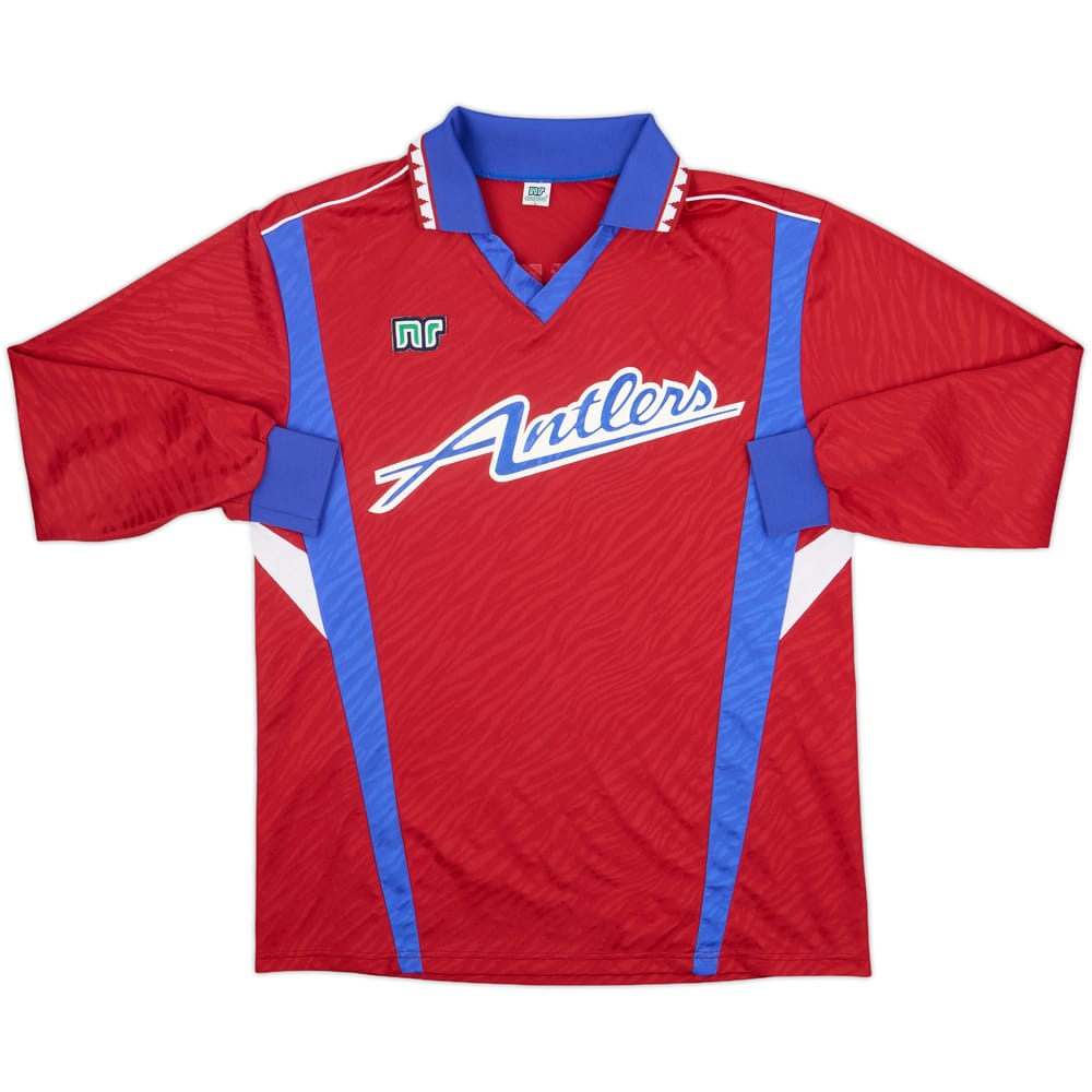 1992 Kashima Antlers Home L/S Shirt - 8/10 - (L)