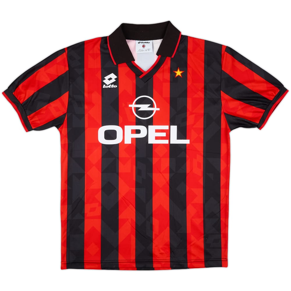 1994-95 AC Milan Basic Home Shirt - 9/10 - (L)