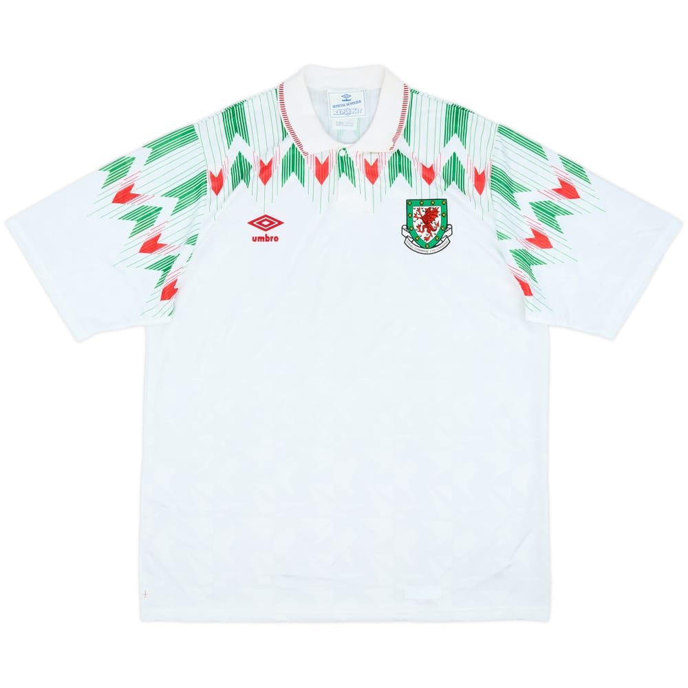 1990-92 Wales Away Shirt - 9/10 - (XL)