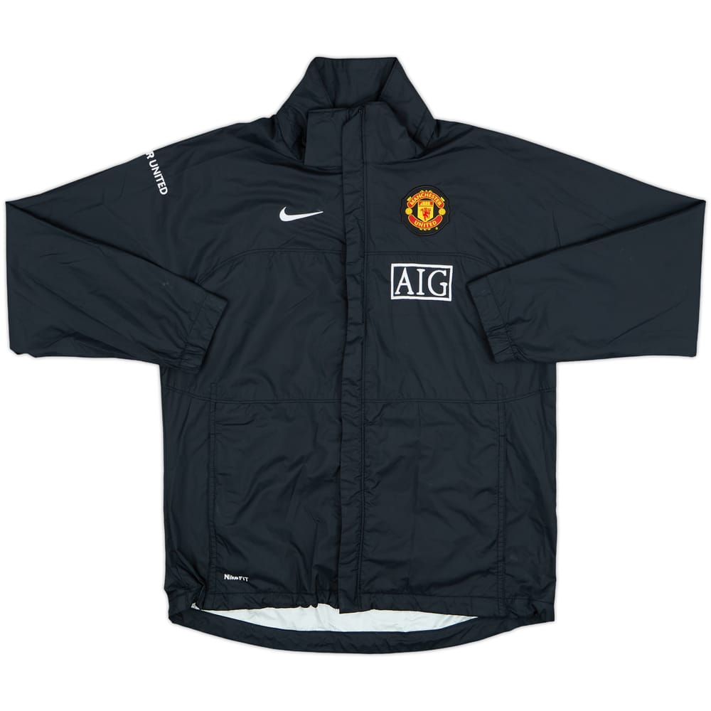 2008-09 Manchester United Nike Track Jacket - 9/10 - (L.Boys)