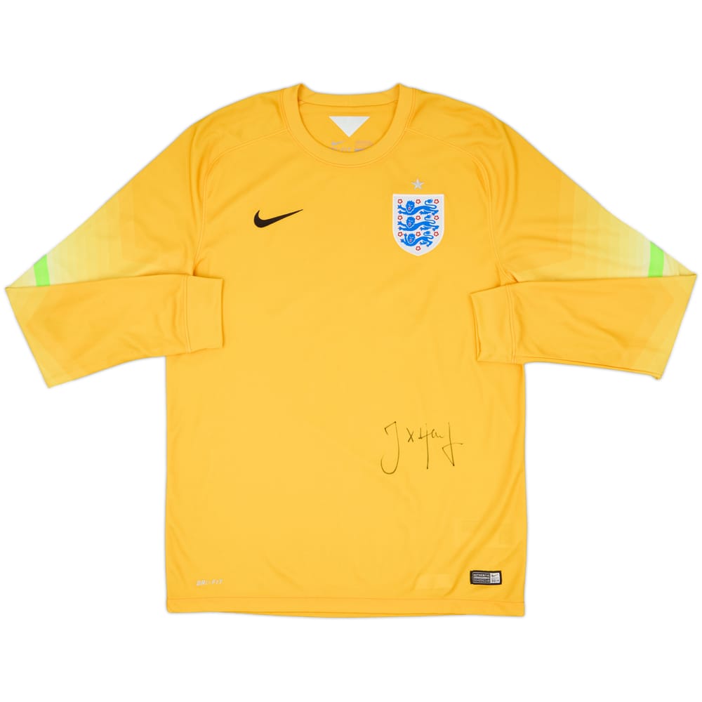 2014-15 England Signed GK Shirt - 7/10 - (M)