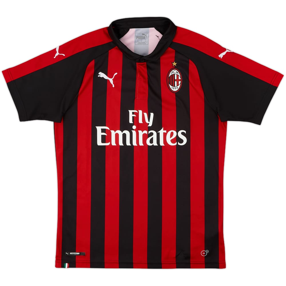 2018-19 AC Milan Home Shirt - 8/10 - (M)