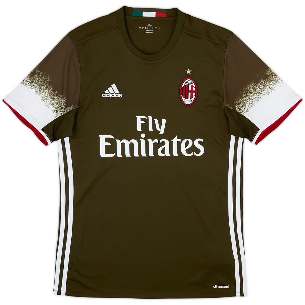 2016-17 AC Milan Third Shirt - 8/10 - (M)