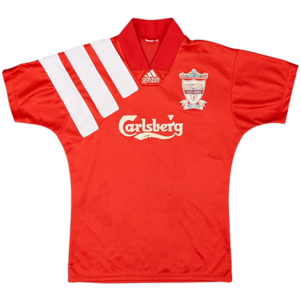 1992-93 Liverpool Centenary Home Shirt - 4/10 - (XL.Boys)