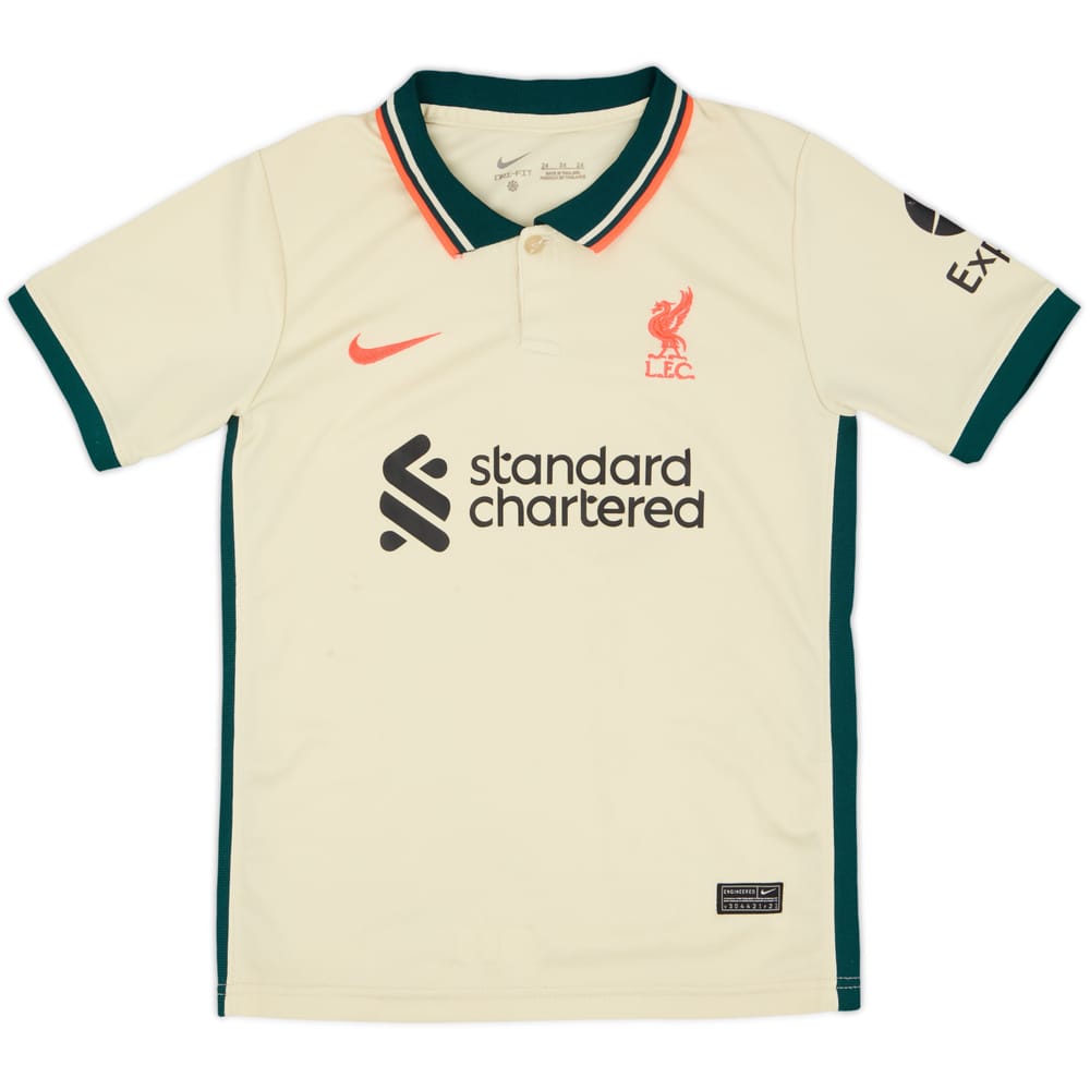 2021-22 Liverpool Away Shirt - 5/10 - (S.Boys)