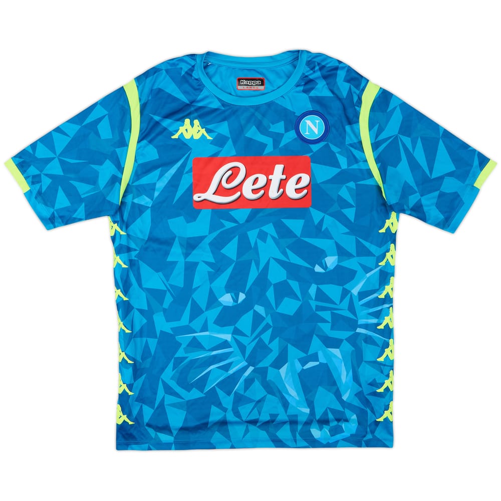 2018-19 Napoli Basic European Home Shirt - 8/10 - (L)