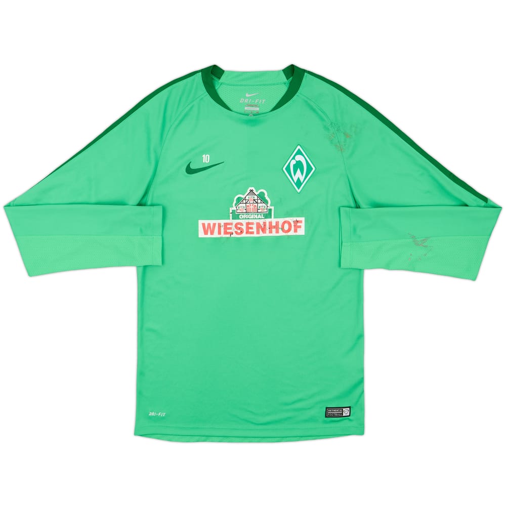 2015-16 Werder Bremen Player Issue Nike Training L/S Shirt #10 - 5/10 - (S)