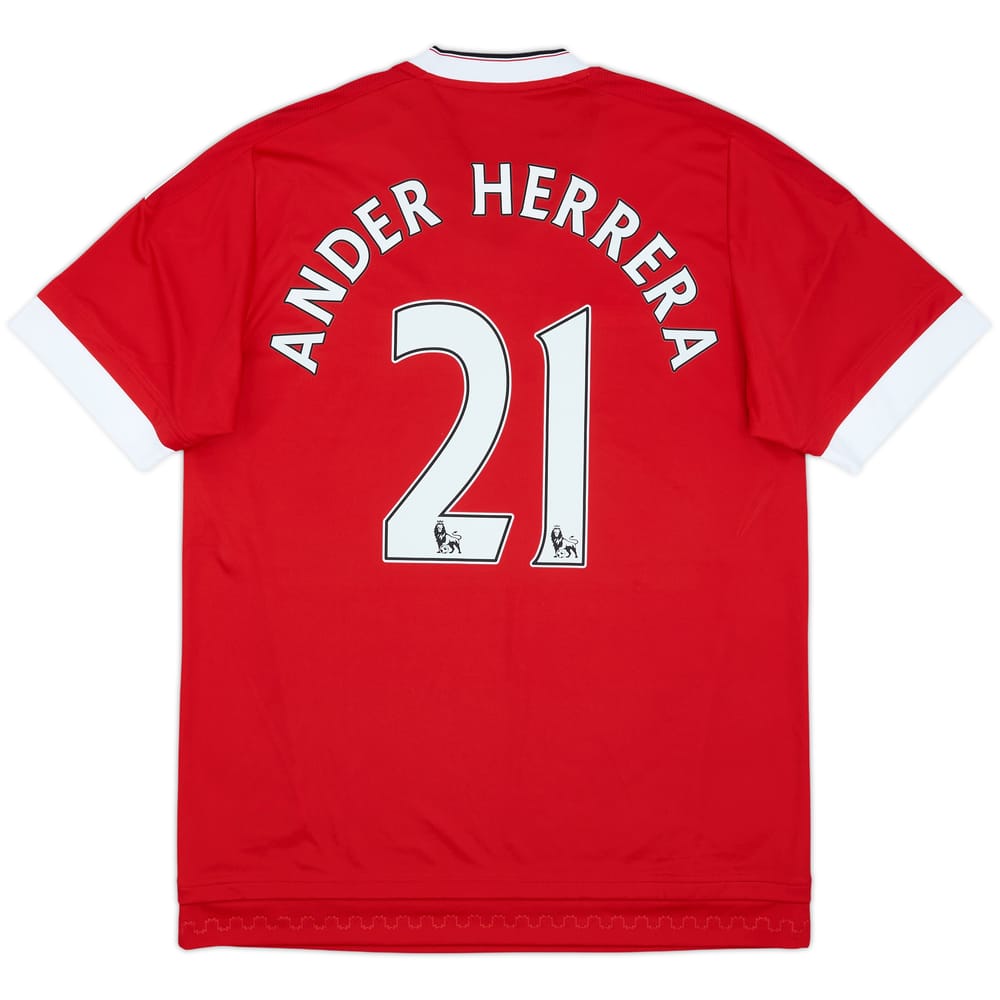 2015-16 Manchester United Home Shirt Ander Herrera #21 (L)