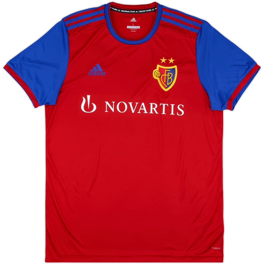 2019-20 FC Basel Home Shirt - 10/10 - (L)