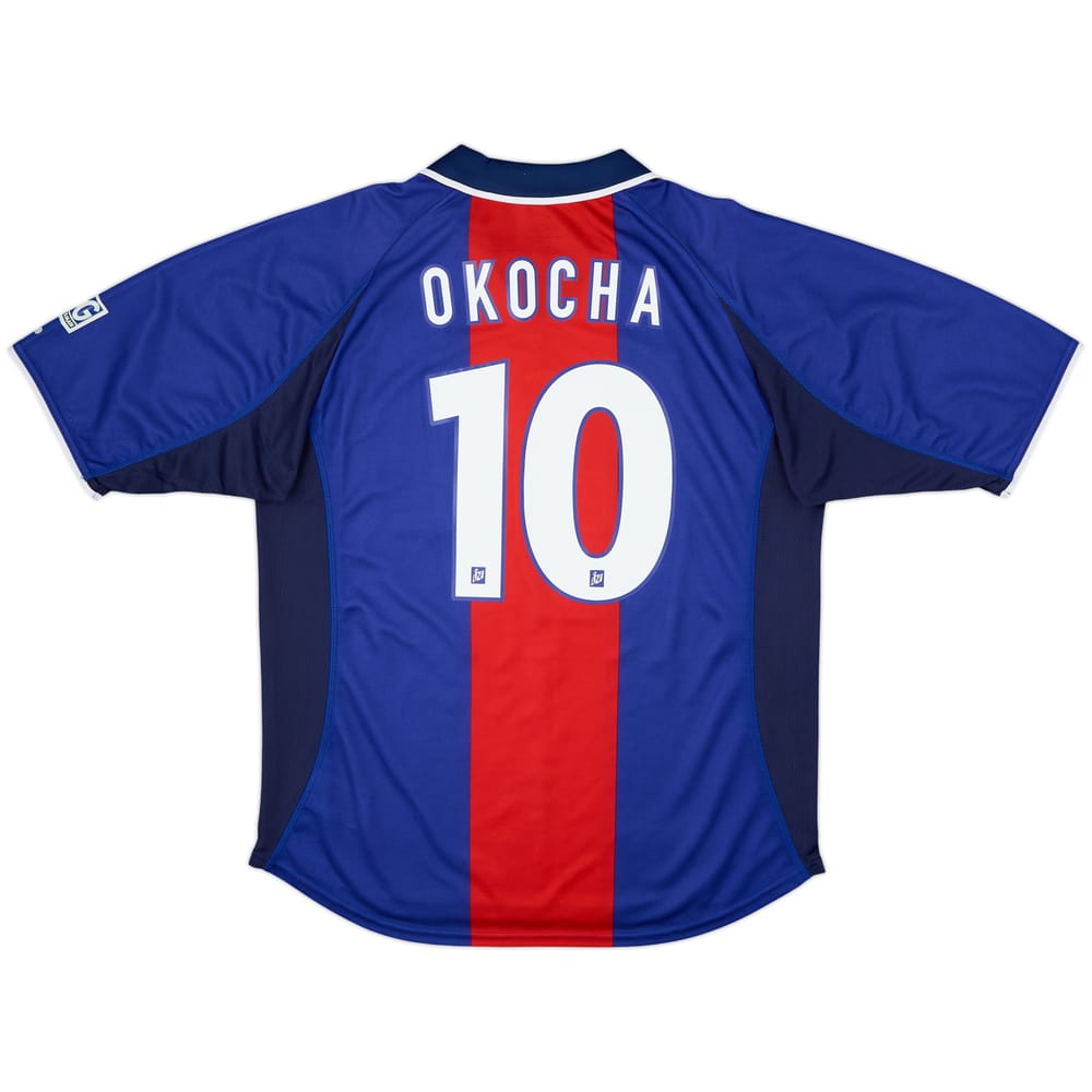 2000-01 Paris Saint-Germain Home Shirt Okocha #10 - 10/10 - (L)