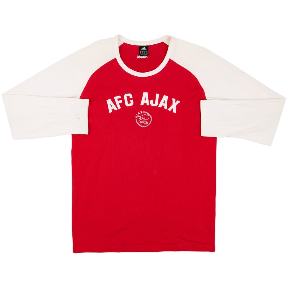 2003-04 Ajax adidas Cotton L/S Tee - 6/10 - (XL)