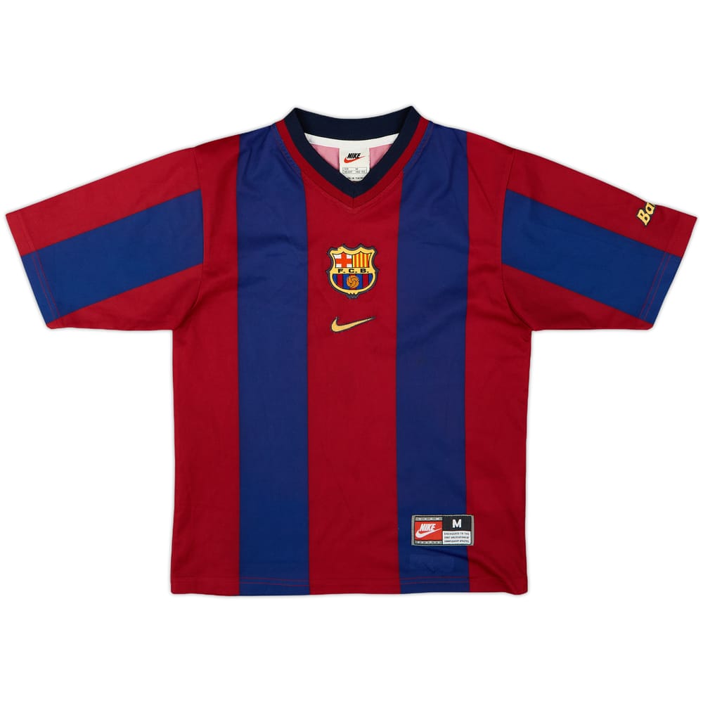 1998-00 Barcelona Basic Home Shirt - 8/10 - (M.Boys)