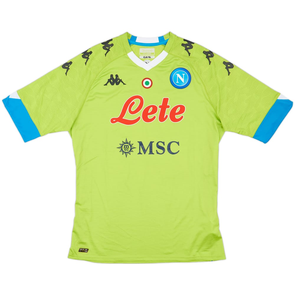 2020-21 Napoli Authentic GK S/S Shirt - 8/10 - (XXL)