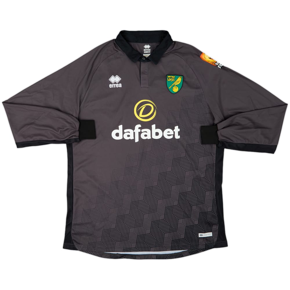 2019-20 Norwich Third L/S Shirt - 8/10 - (4XL)