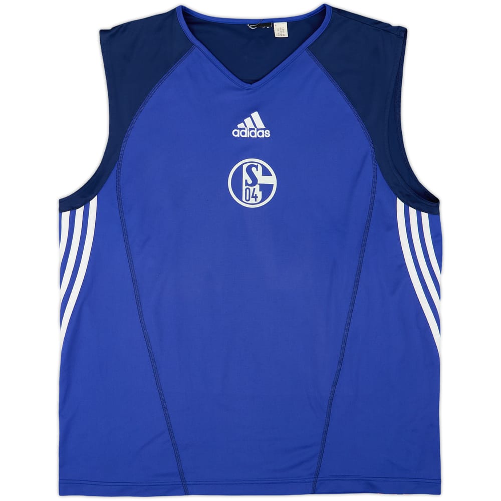 2005-06 Schalke adidas Training Vest - 7/10 - (L)