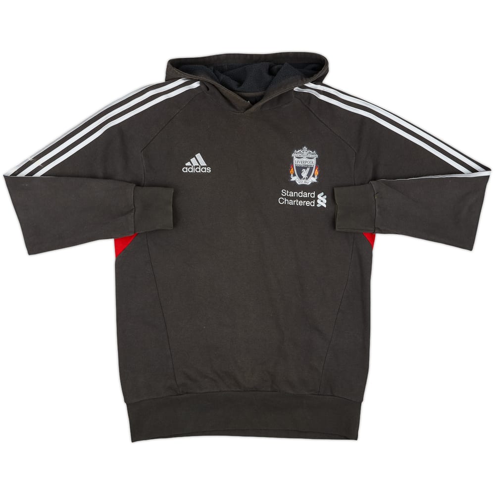 2011-12 Liverpool adidas Hooded Sweat Top - 7/10 - (M/L)