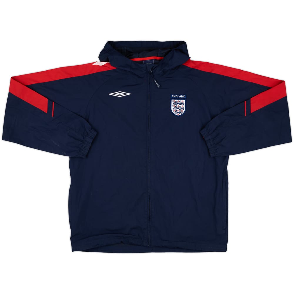 2007-09 England Umbro Hooded Track Jacket - 7/10 - (L)