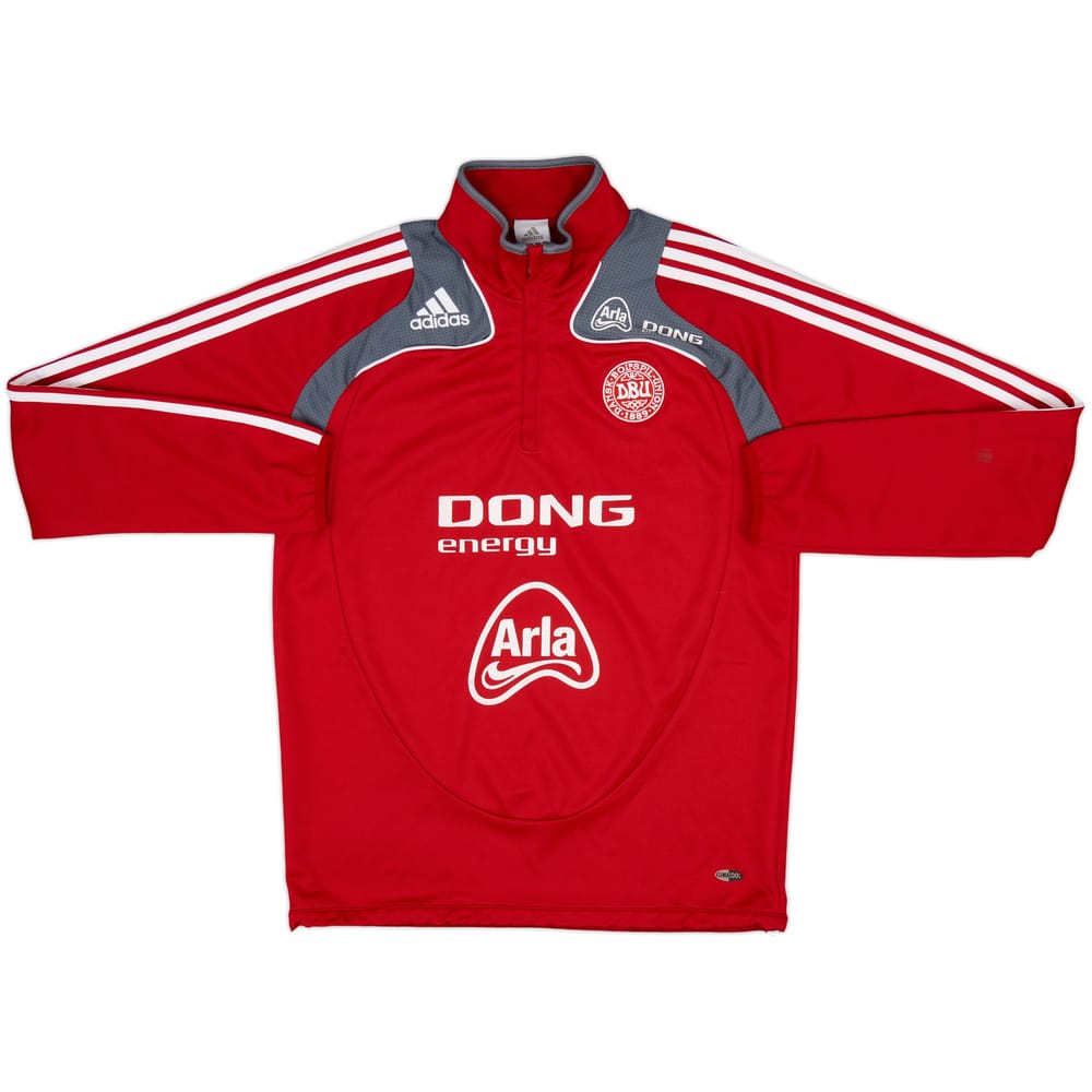 2007-08 Denmark adidas 1/4 Zip Drill Top - 6/10 - (M/L)
