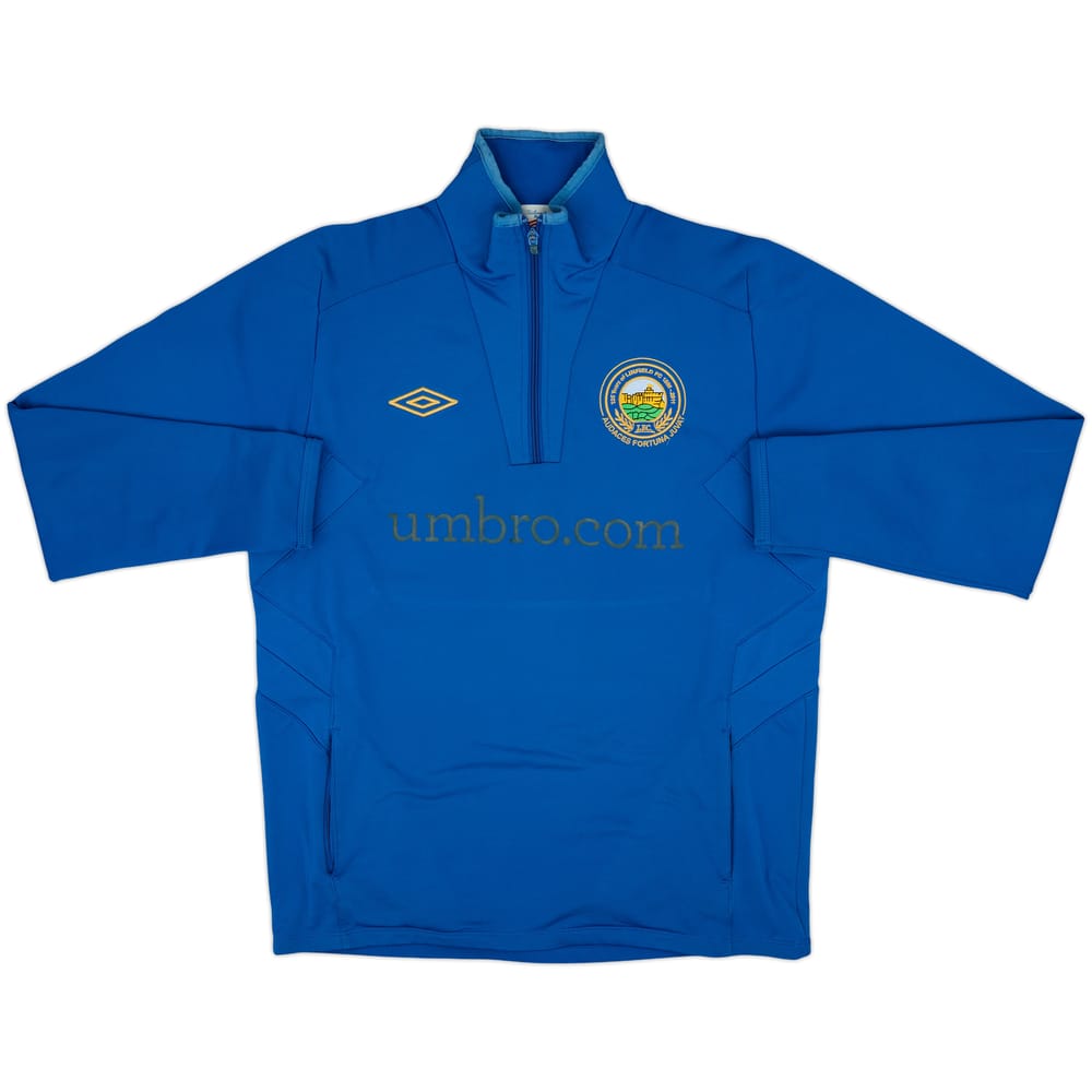 2011-12 Linfield Umbro 1/4 Zip Drill Top - 8/10 - (L)